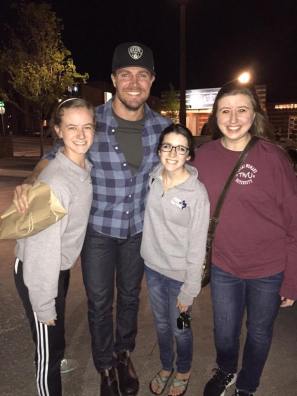 Stephen Amell with fans
